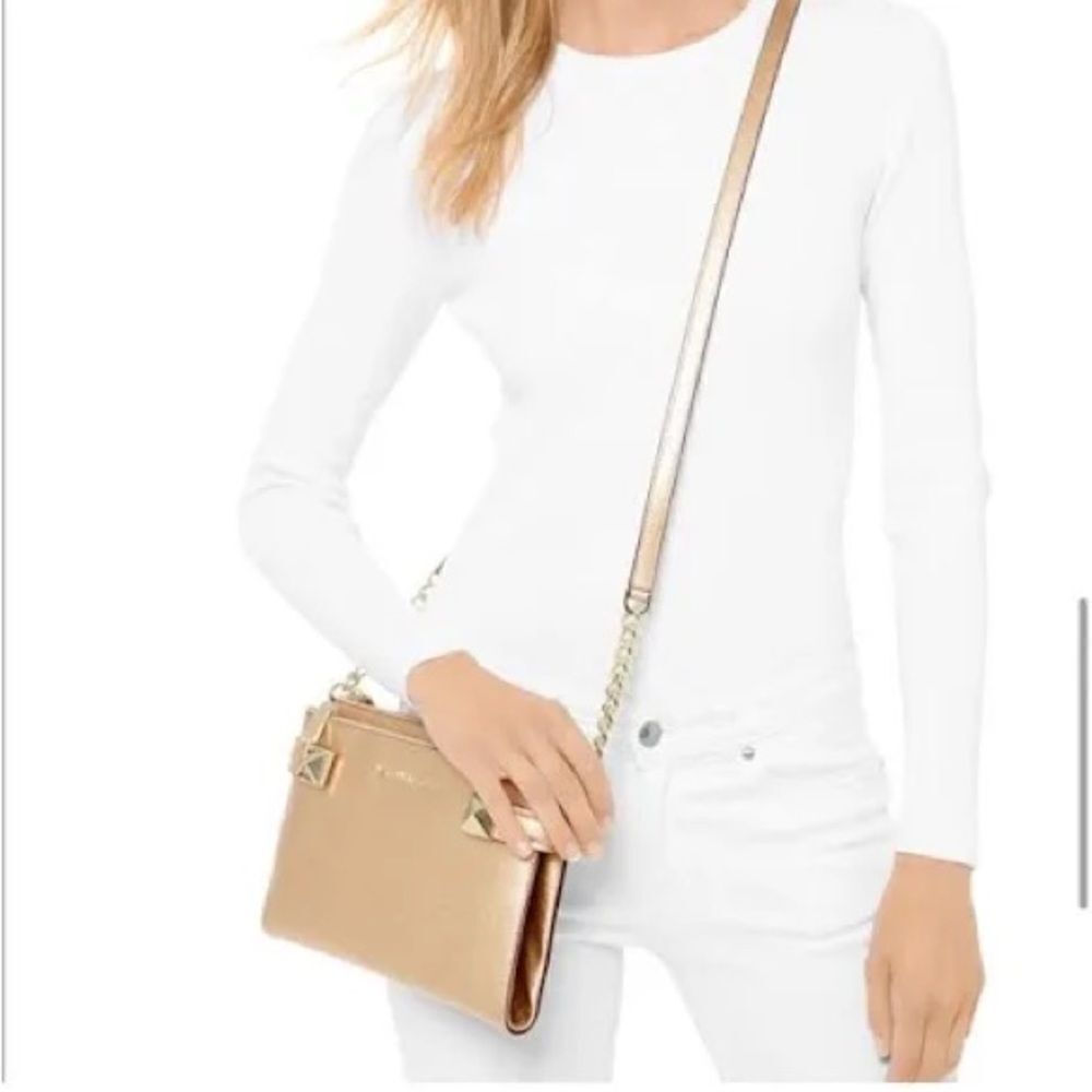 Gold Crossbody Bag